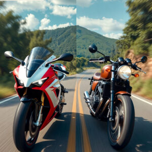 ⚡ نیرو موتور یا کویر: کدام موتور سیکلت برای شما بهتر است؟