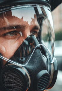 ماسک مناسب موتورسواری در تهران: محافظت از ریه‌ها در هوای آلوده